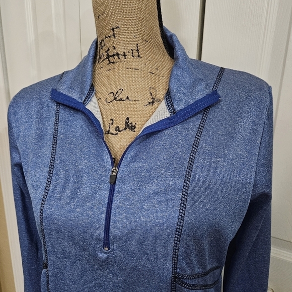 Florida Gators Blue 1/4 Zip Long Sleeve Athletic Pullover Size L - Picture 2 of 15